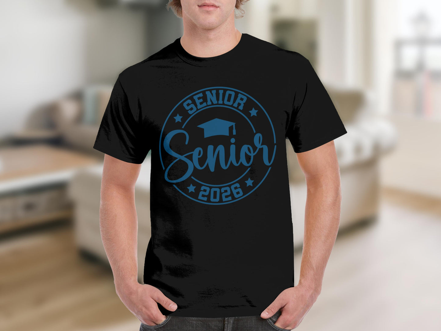 Senior 2026 Graduate Circle Design T-Shirt