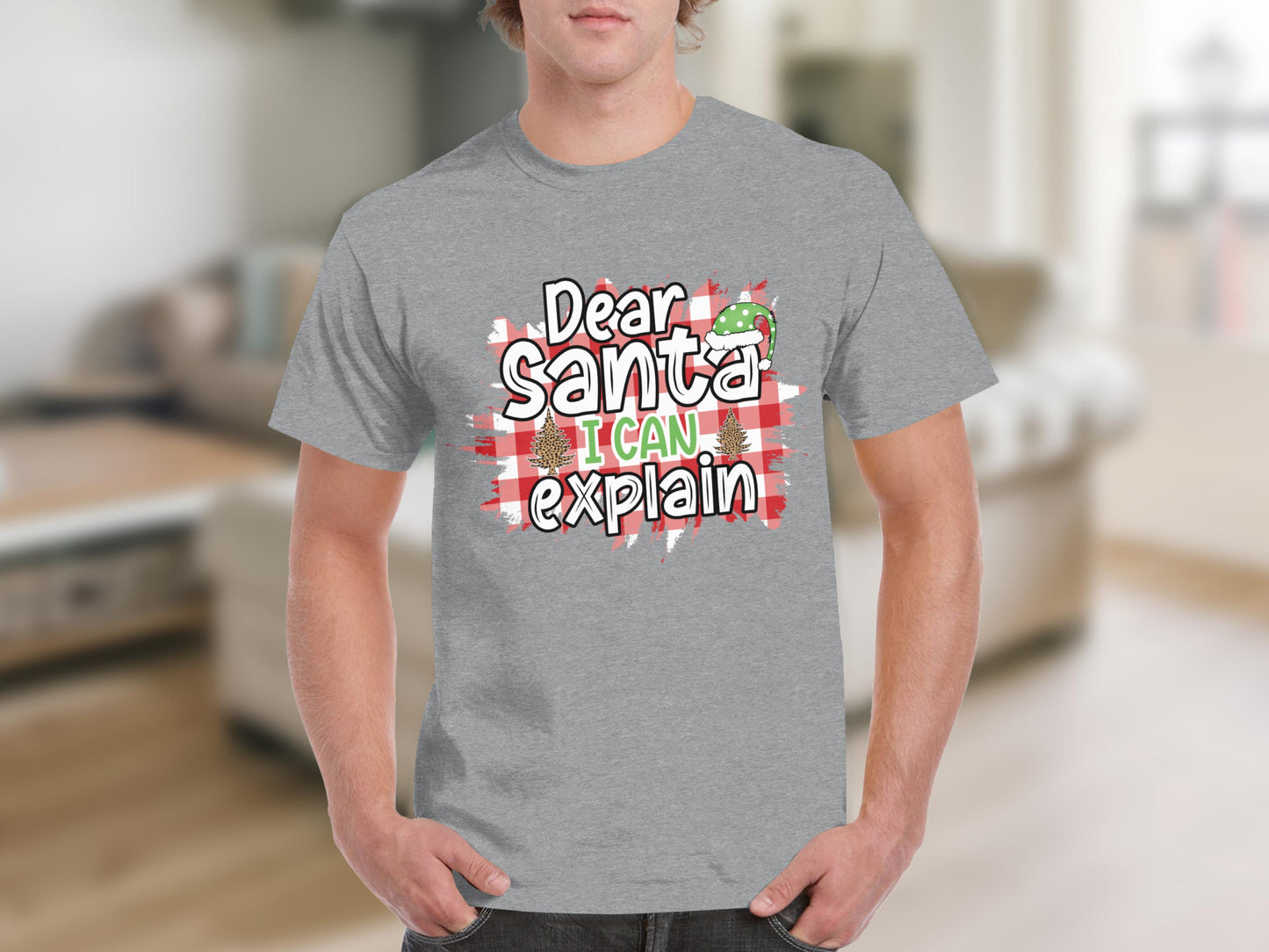 Dear Santa I Can Explain Christmas T-Shirt