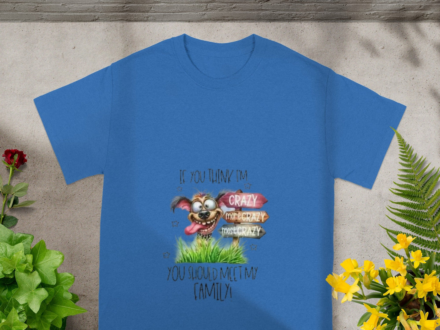 If You Think I'm Crazy Meet My Family T-shirt
