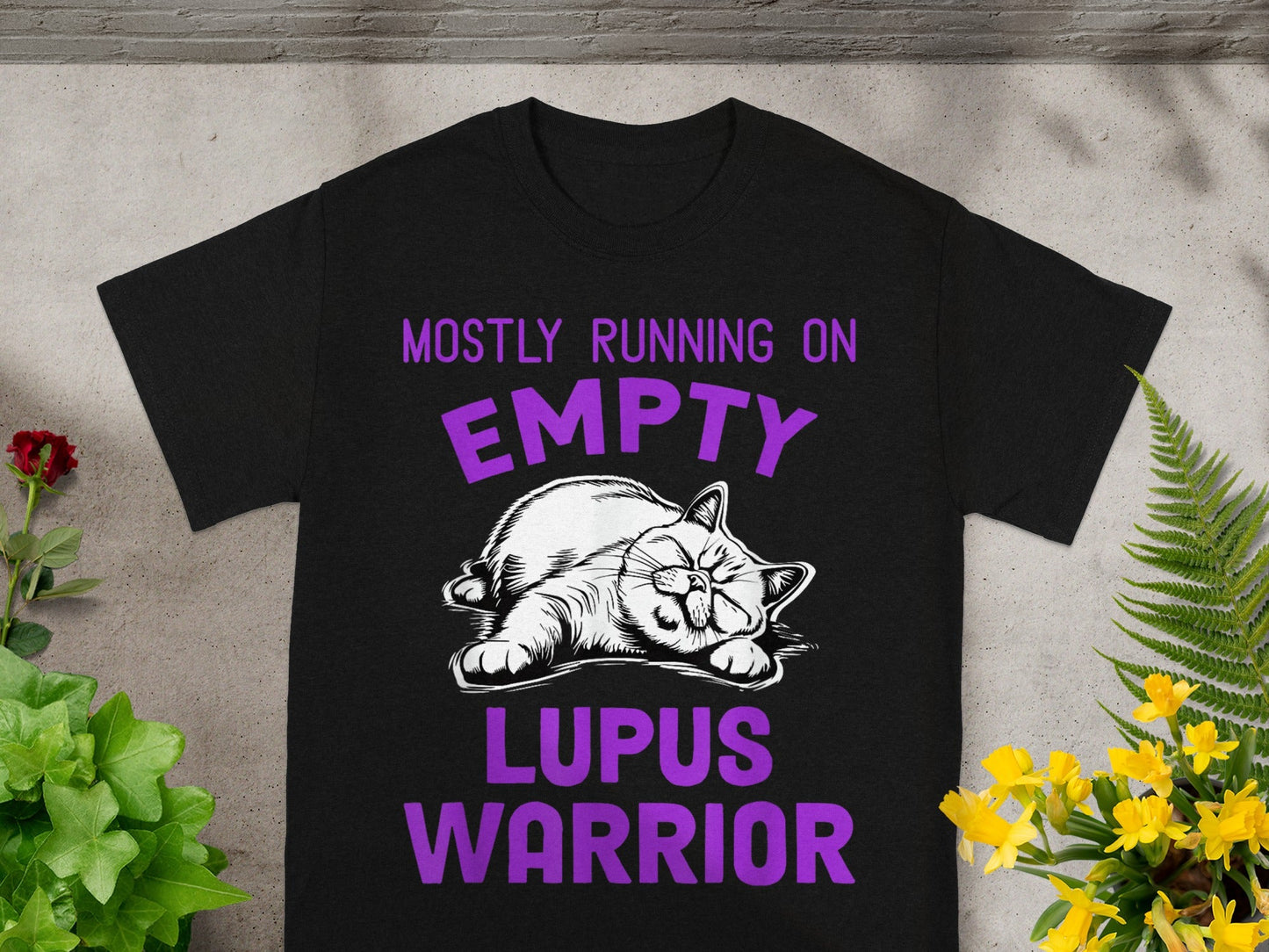Mostly Running On Empty Lupus Warrior T-shirt
