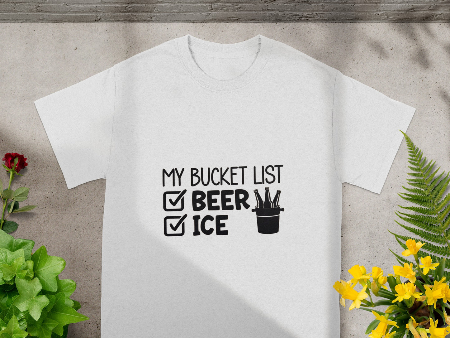 My Bucket List Beer and Ice T-shirt