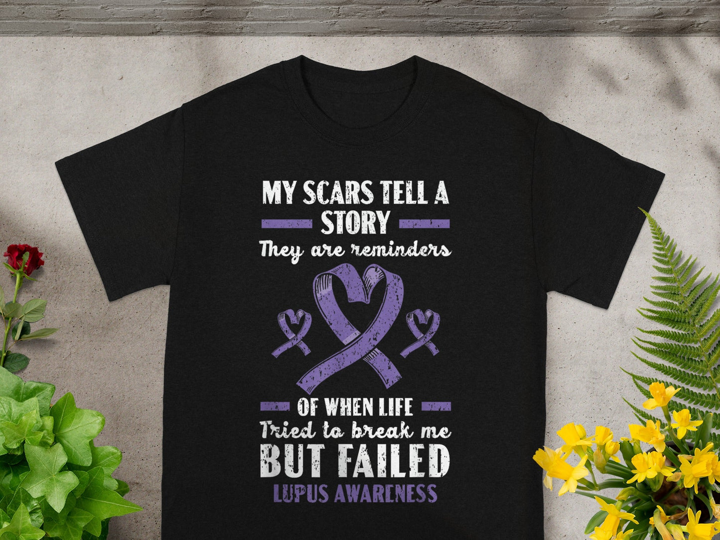 My Scars Tell A Story Lupus Awareness T-Shirt