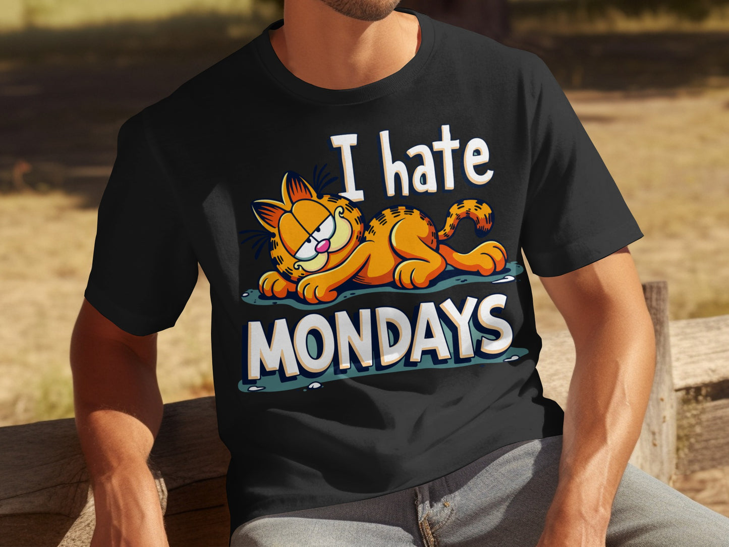 I Hate Mondays Graphic T-shirt for Casual Look