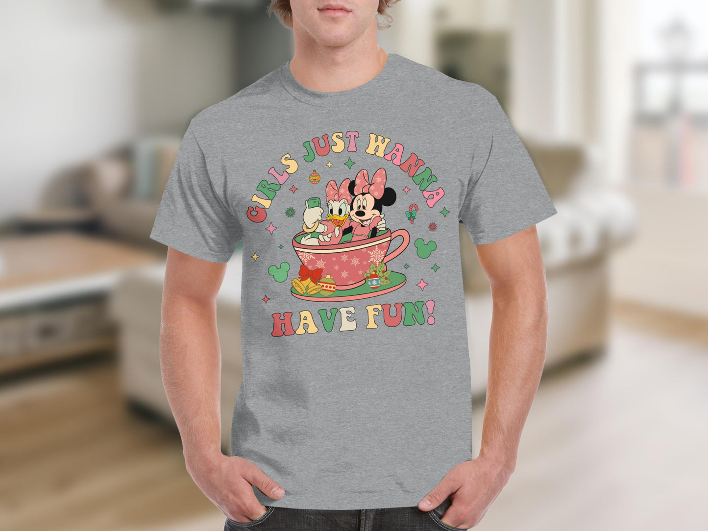 Girls Just Wanna Have Fun Graphic Tee