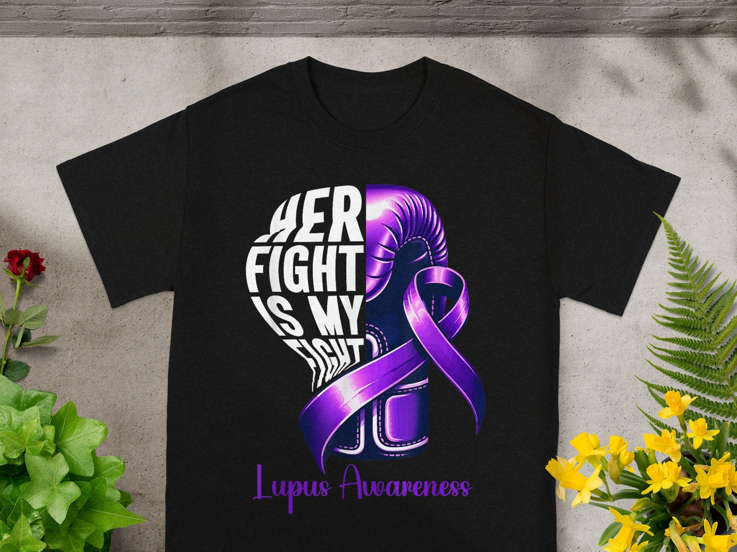 Her Fight is My Fight Lupus Awareness T-Shirt
