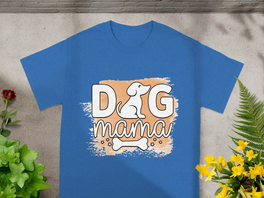 Cute Dog Mama Graphic T-Shirt for Pet Lovers