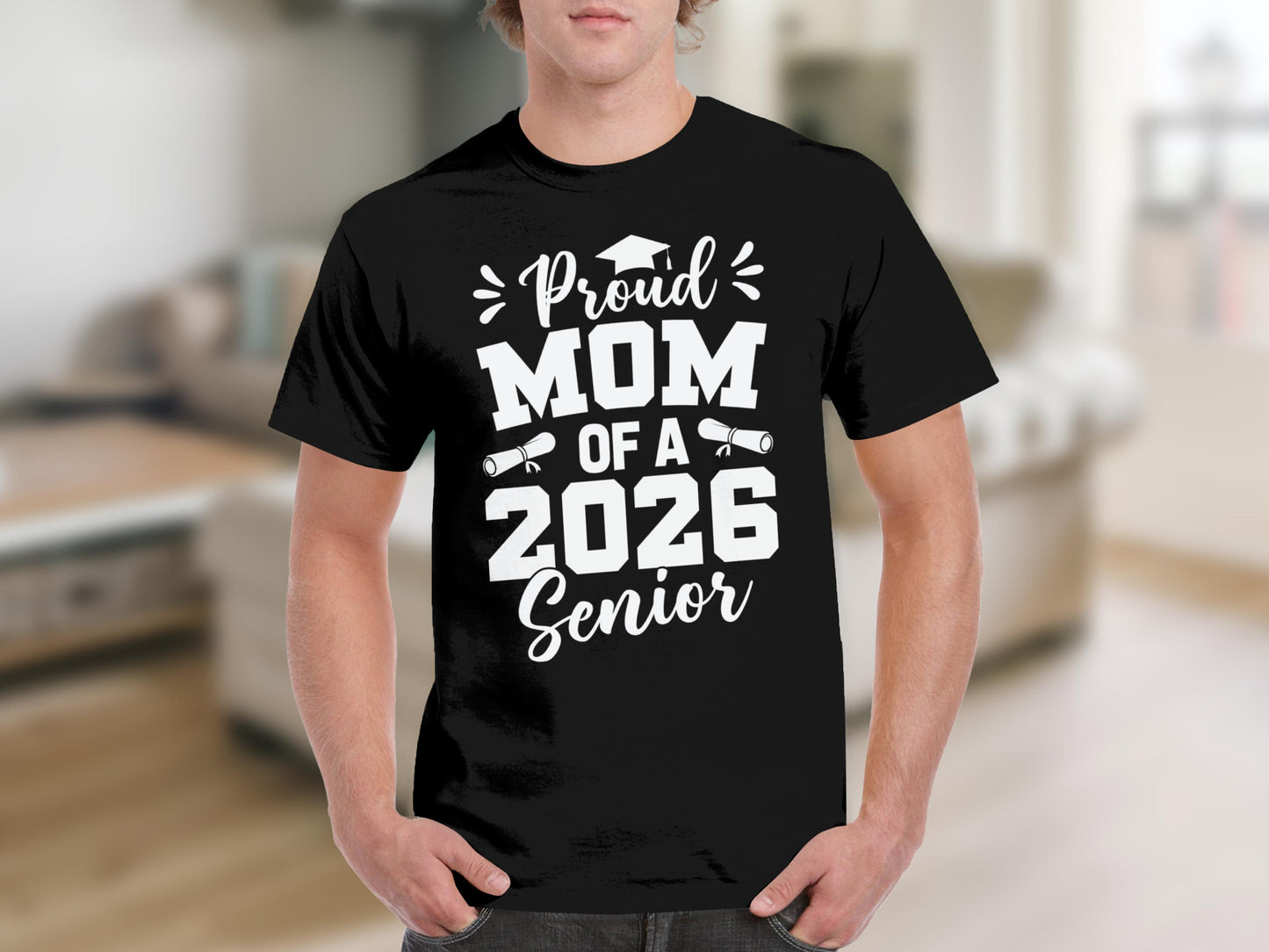 Proud Mom of a 2026 Senior Graduation Shirt