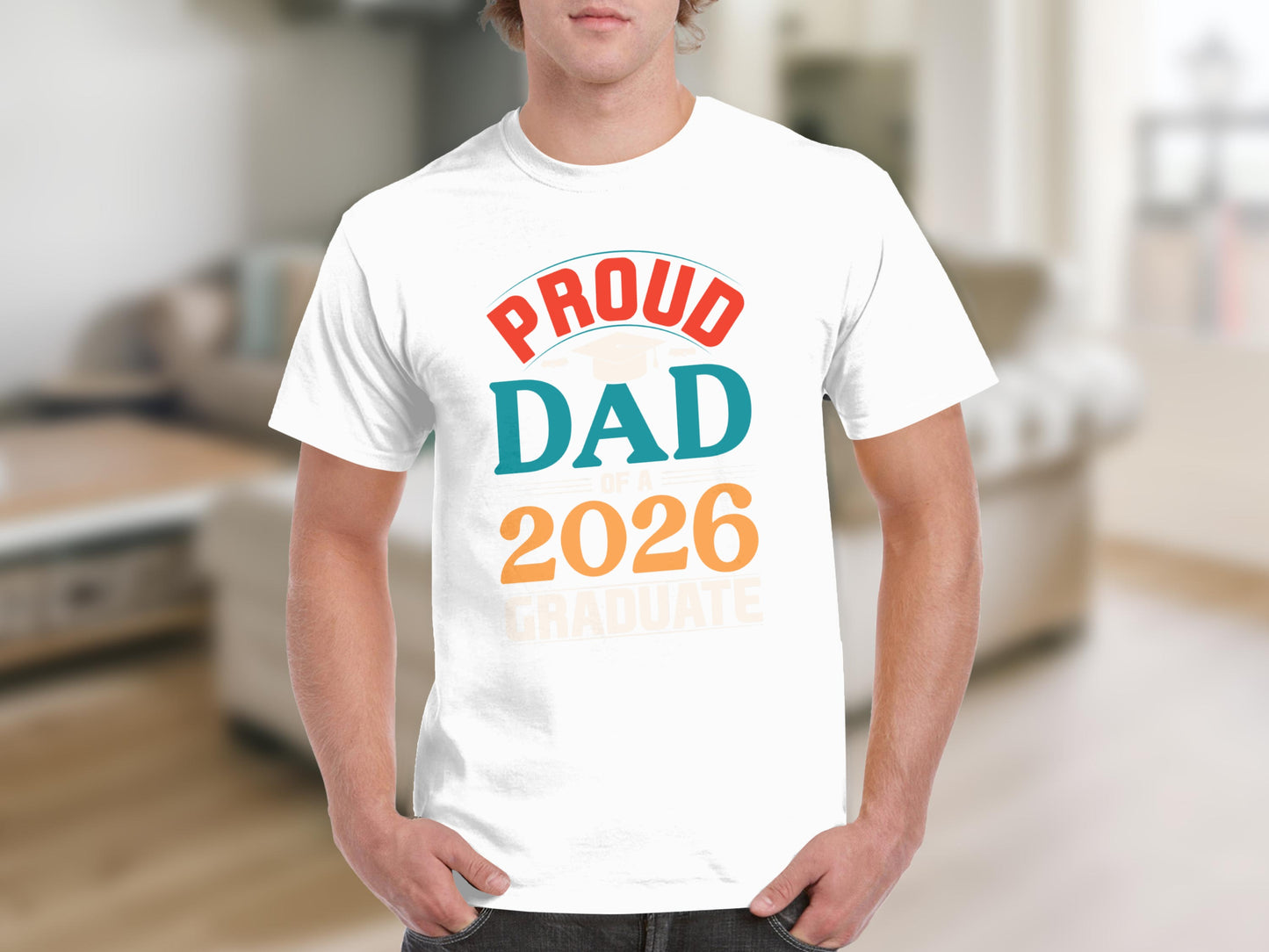 Proud Dad of a 2026 Graduate T-shirt