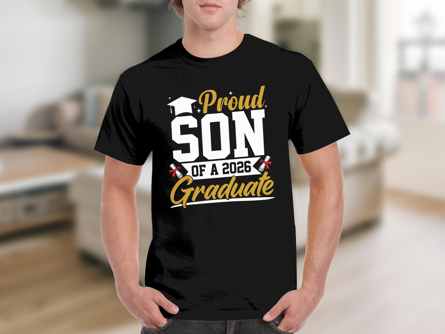 Proud Son of a 2026 Graduate Shirt Graduation Tee