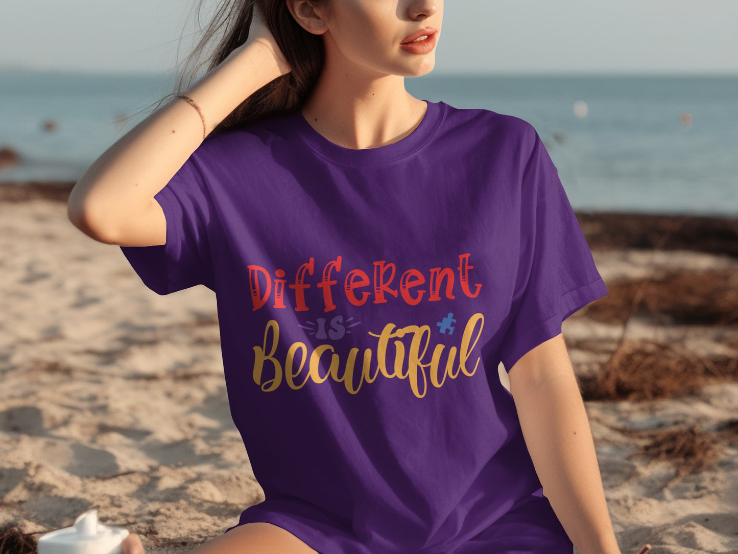Different is Beautiful Motivational T-Shirt