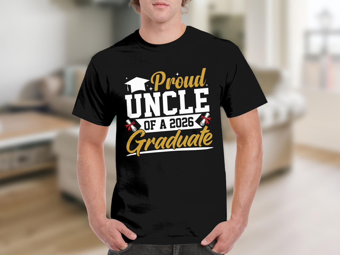 Proud Uncle Of A 2026 Graduate T-Shirt