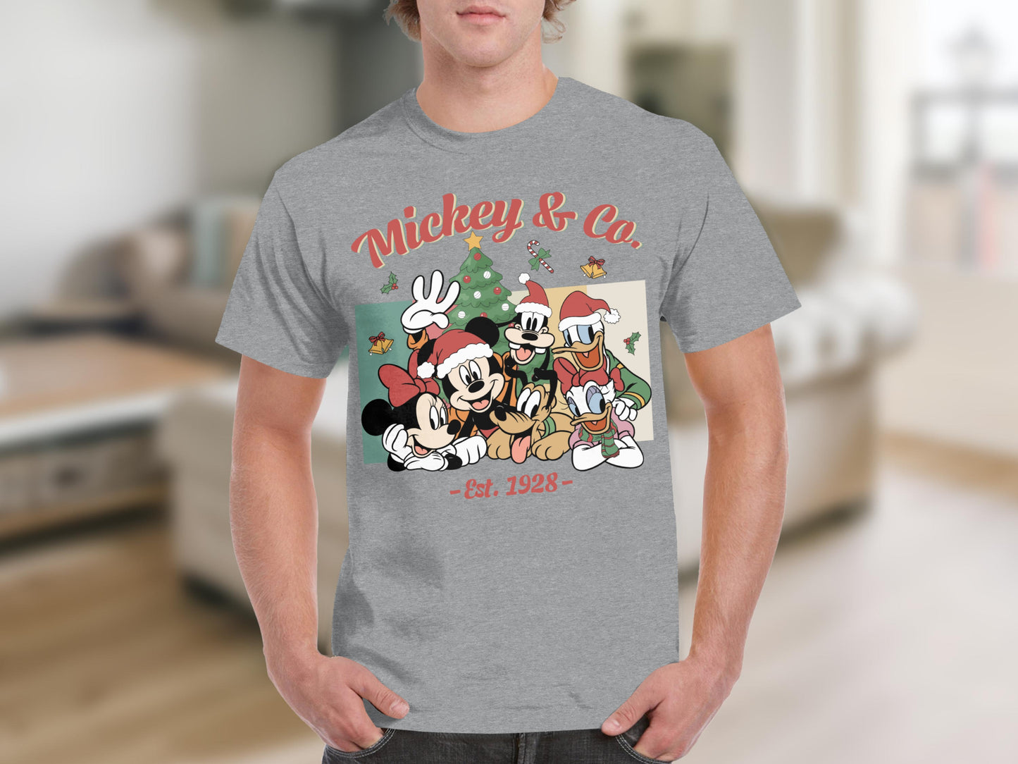 Mickey & Co. Est. 1928 Christmas Cartoon Shirt