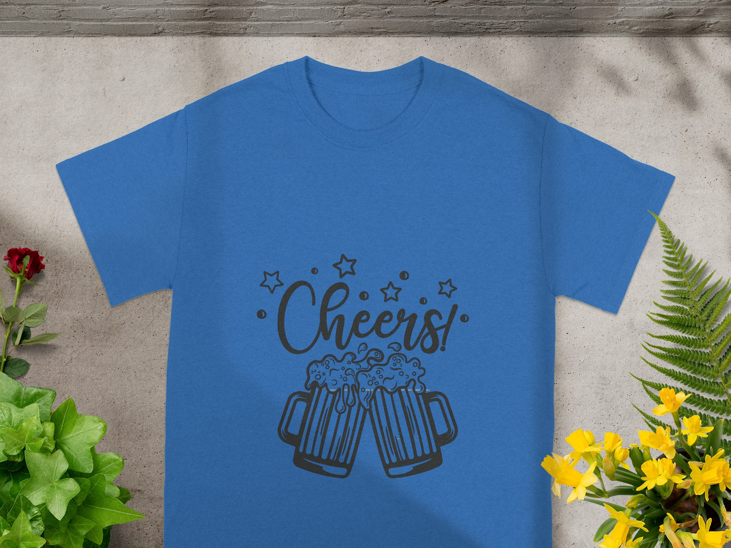 Cheers Beer Mug Graphic Tee for Festive Occasions