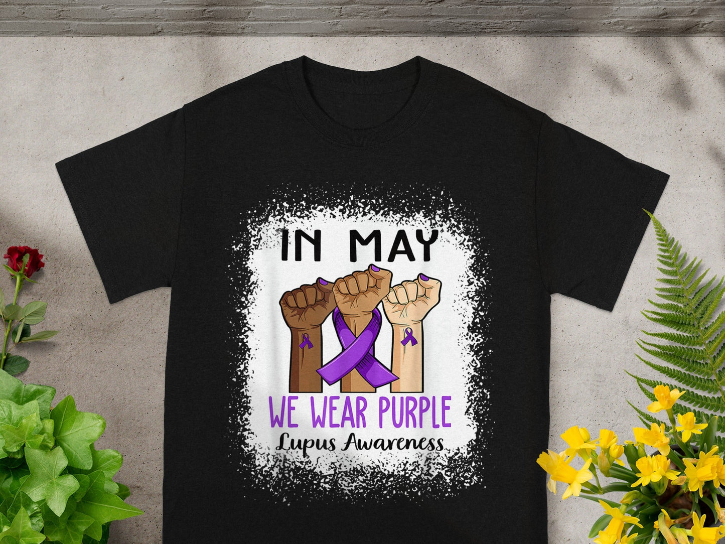 In May We Wear Purple Lupus Awareness T-Shirt