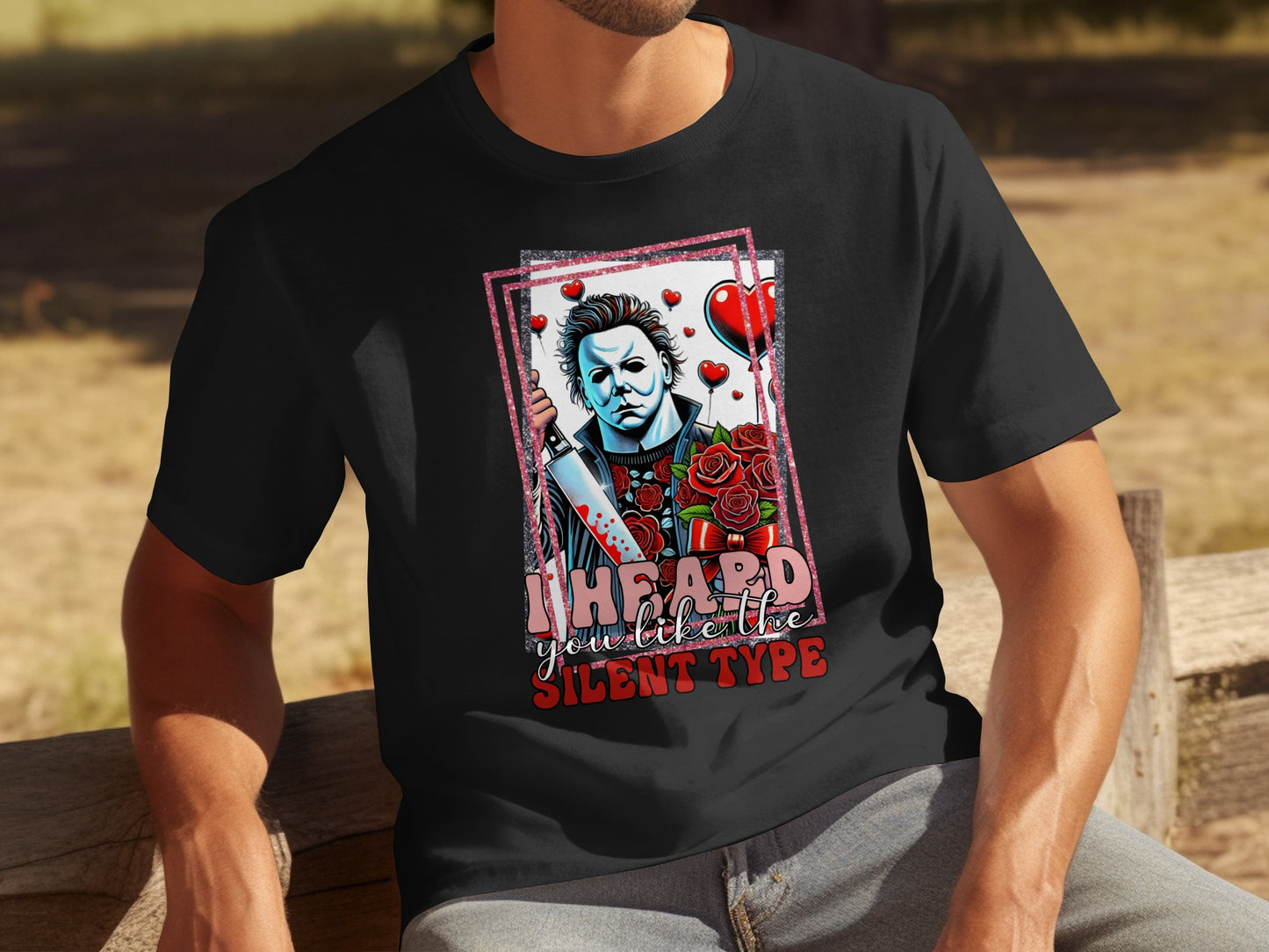 I Heard You Like The Silent Type Graphic T-shirt