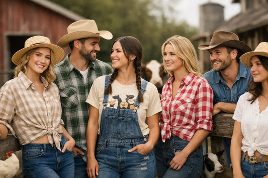 12 Farmhouse Shirt Ideas With Barnyard Energy