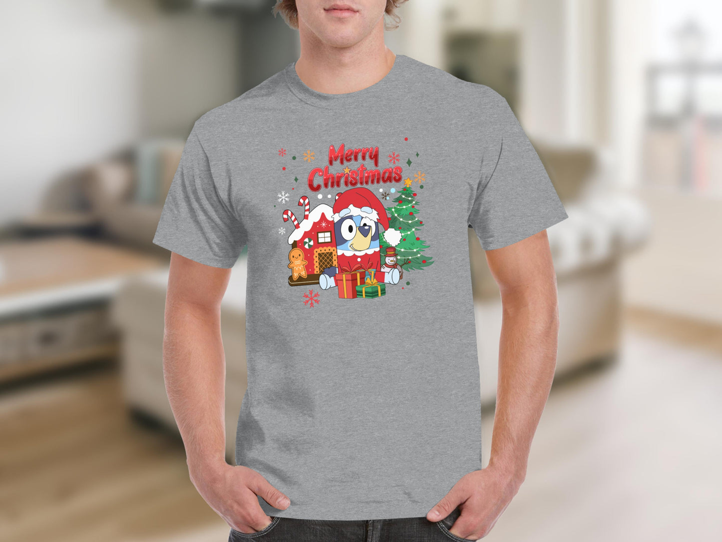 Merry Christmas Gingerbread Santa Claus T-Shirt Christmas
