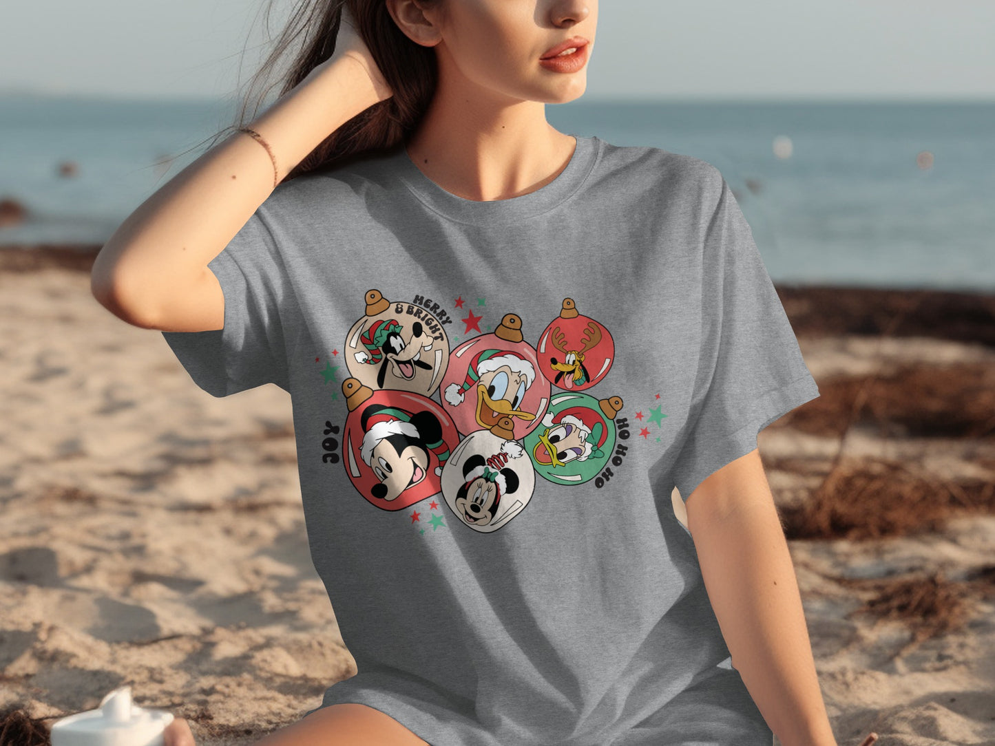 Merry and Bright Ho Ho Ho Graphic T-Shirt