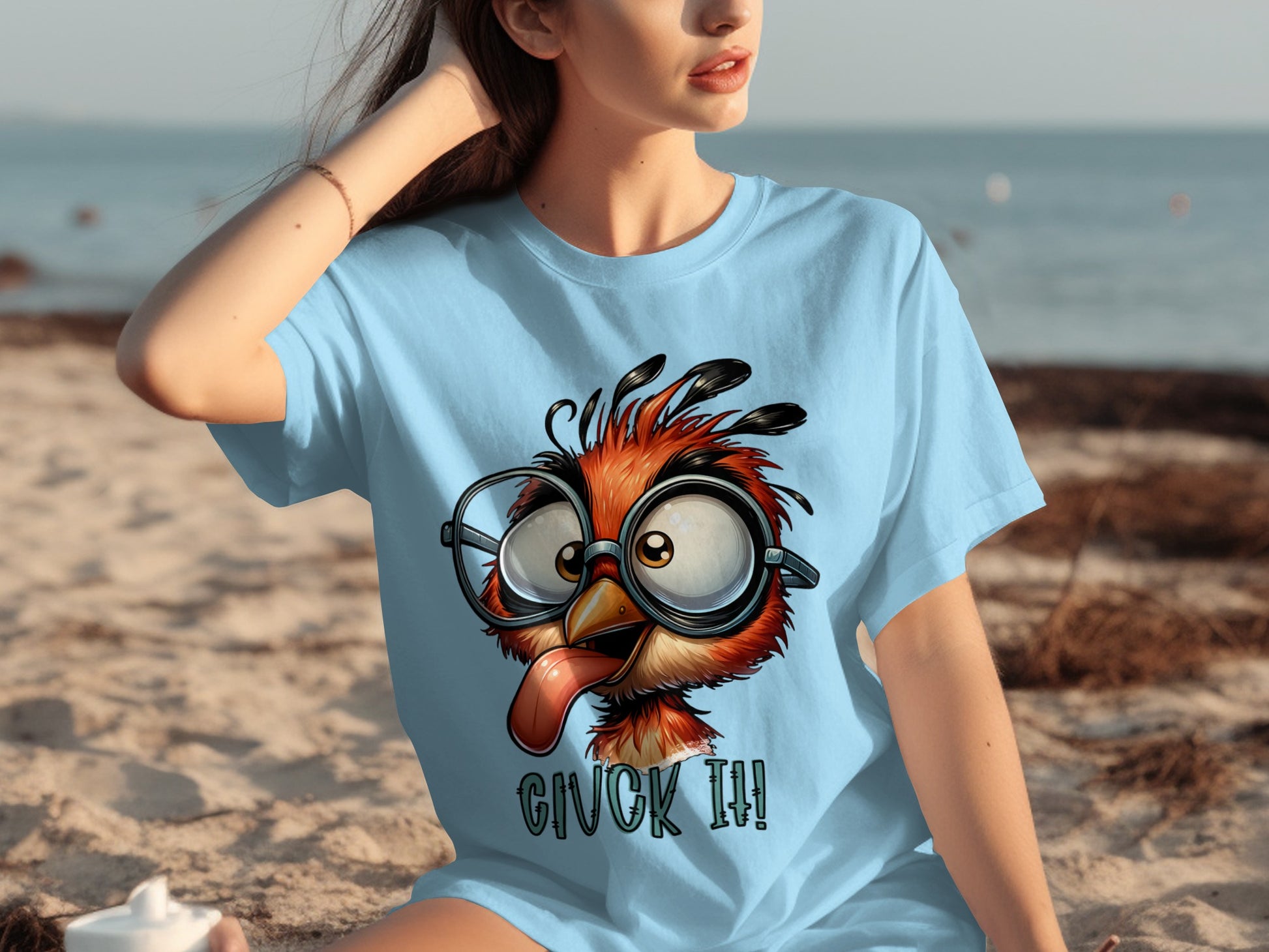 Funny Cartoon Owl Graphic Design T-Shirt