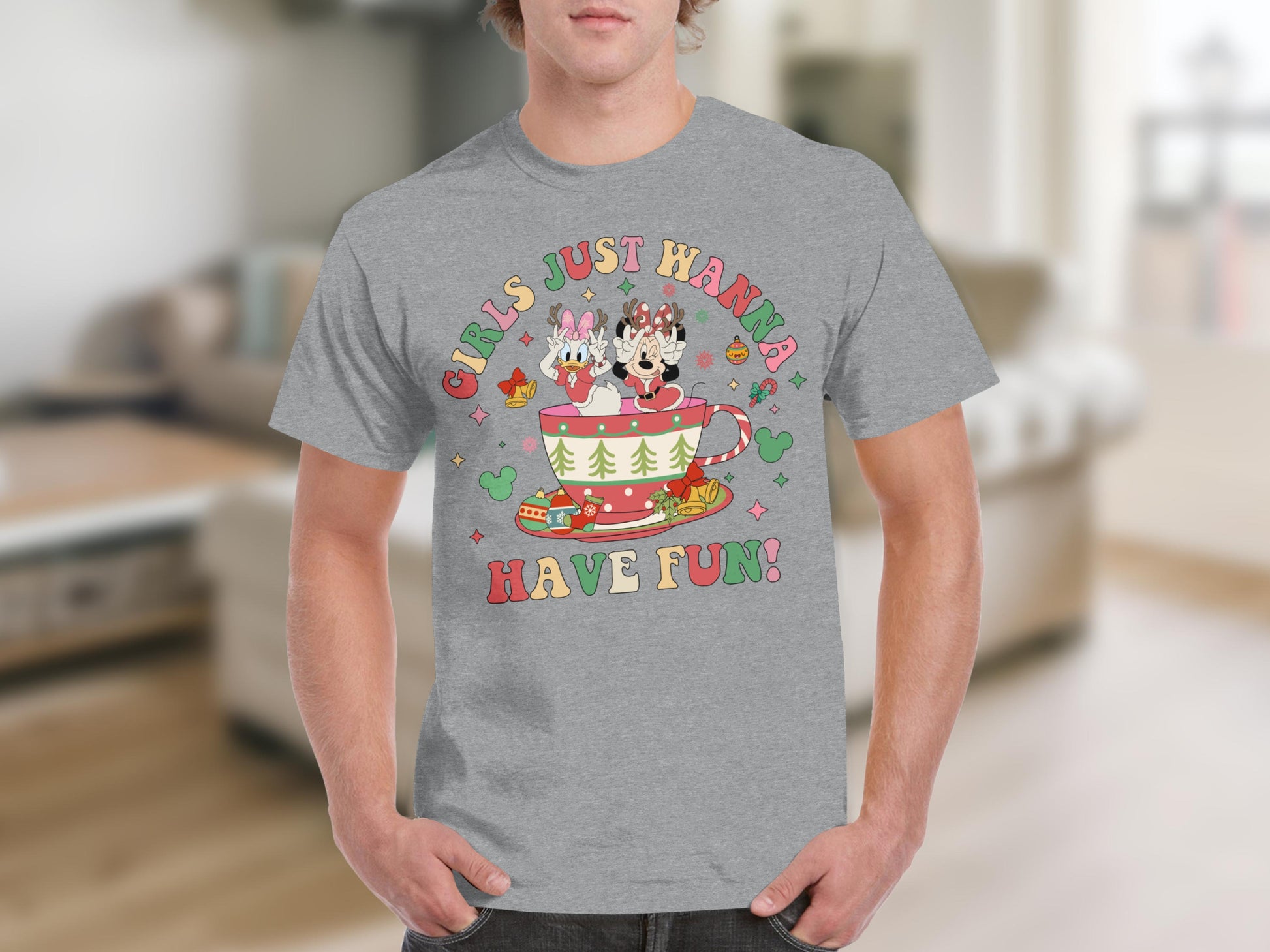 Girls Just Wanna Have Fun Graphic T-Shirt