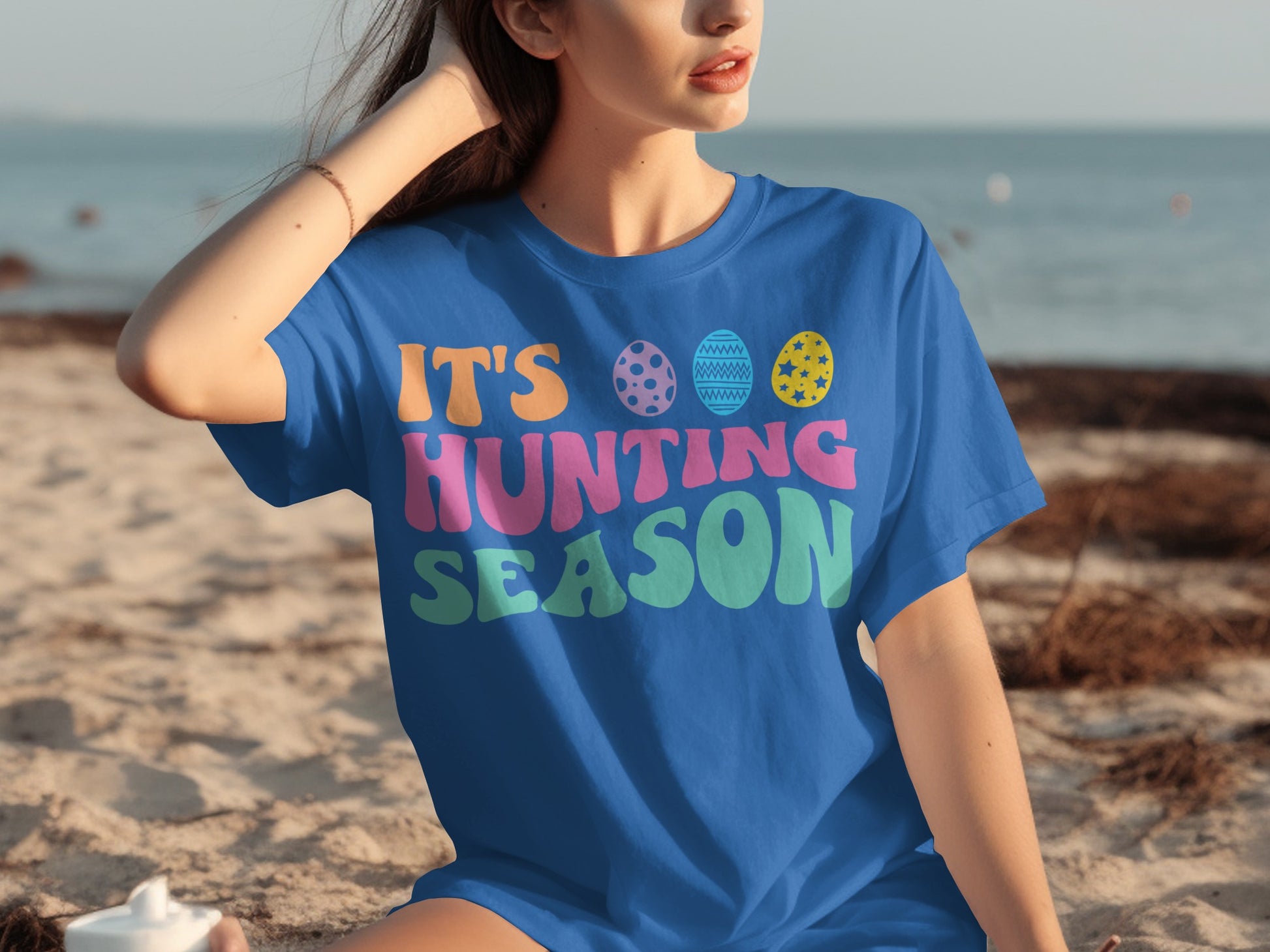 It's Hunting Season Graphic Tee For Beach Outings