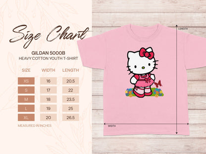 Gildan 5000B Hello Kitty Youth Pink product type