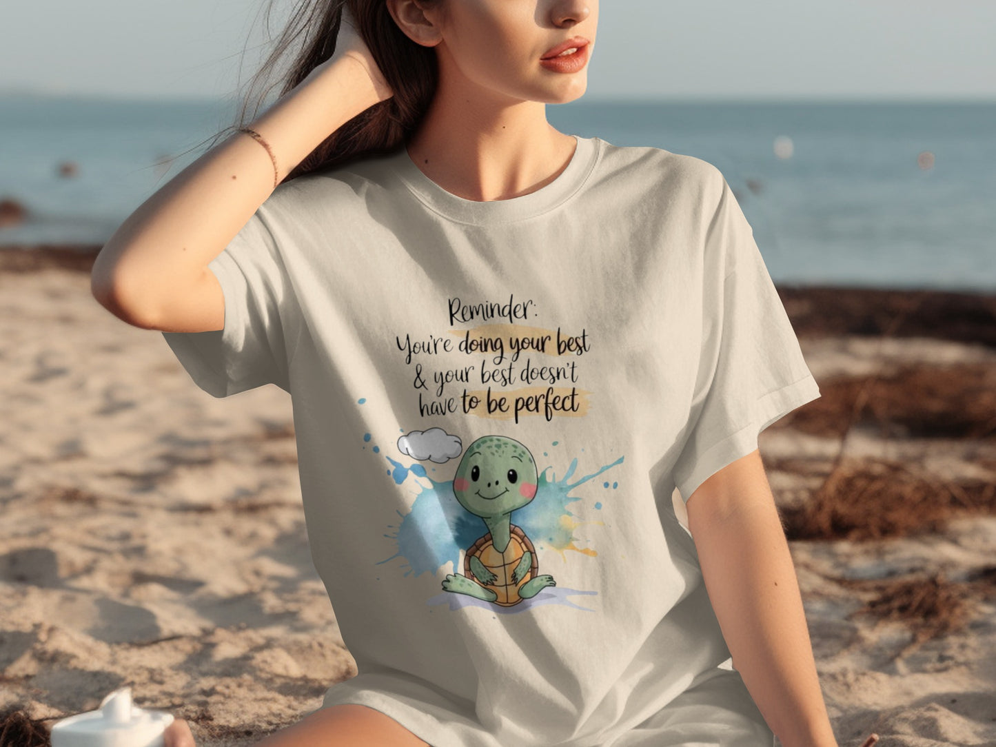 Reminder You're Doing Your Best Turtle T-shirt
