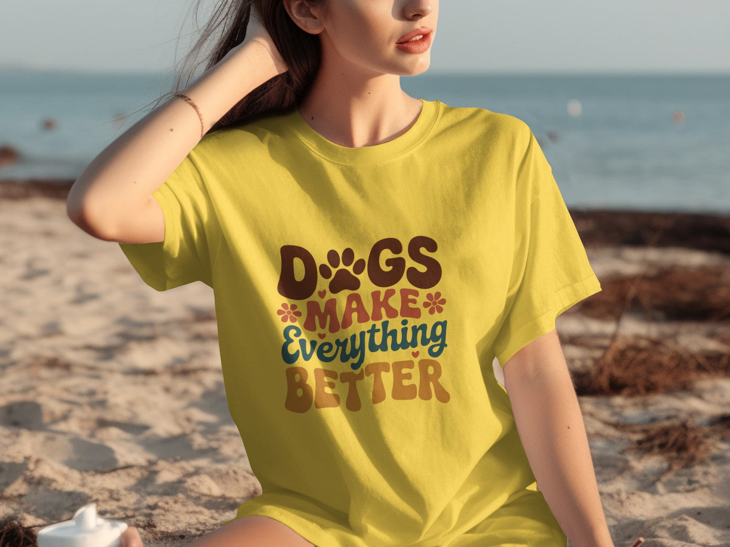 Dogs Make Everything Better Graphic T-shirt