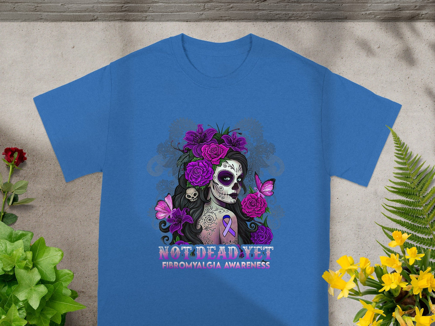 Not Dead Yet Fibromyalgia Awareness T-shirt