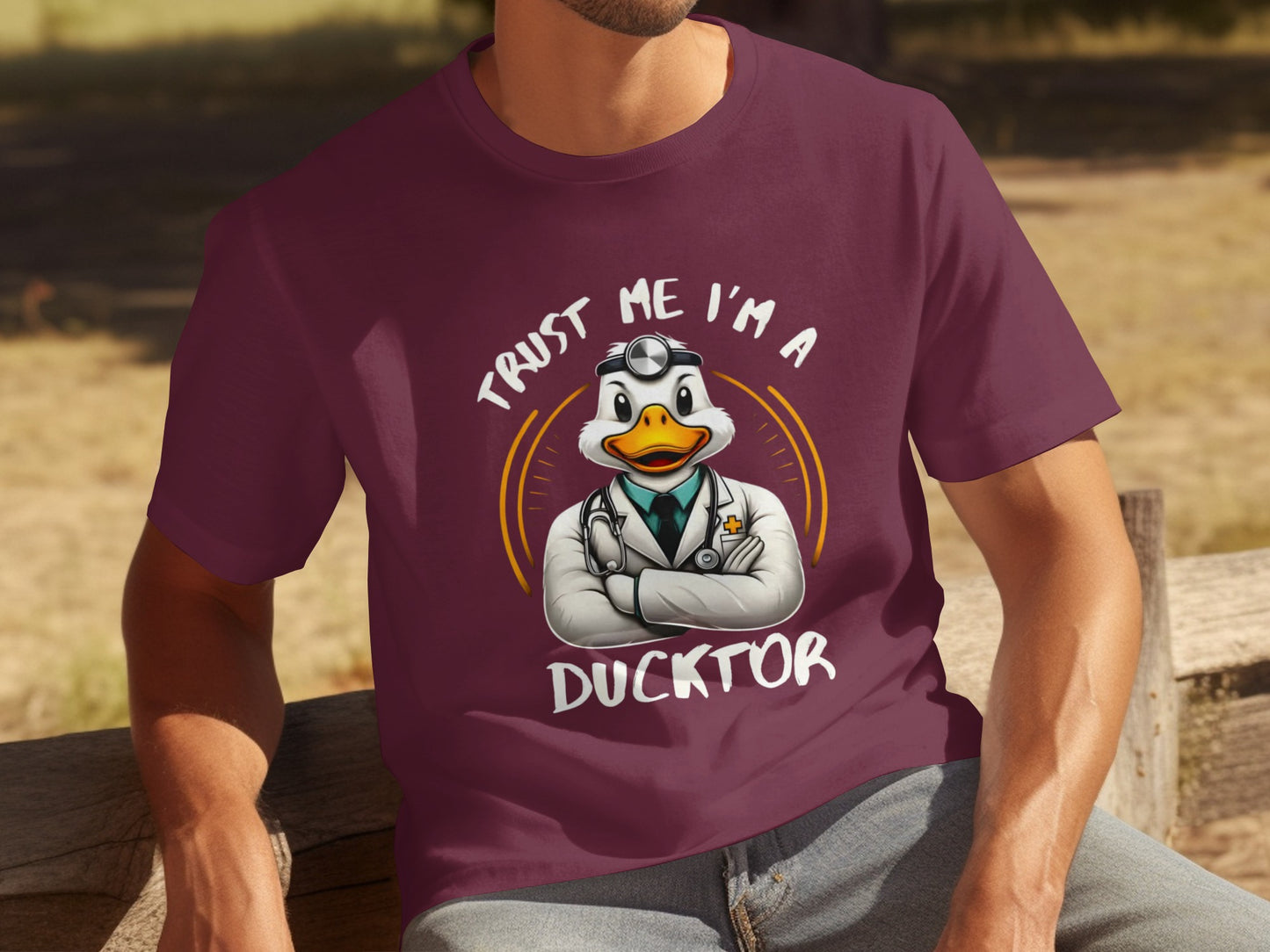 Trust Me I'm a Ducktor Funny Graphic T-shirt