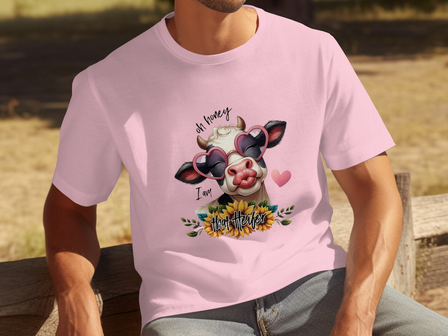 Oh Honey I Am That Heifer Sunflower T-Shirt