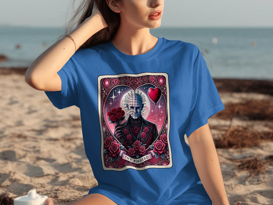 Artistic Pinhead Illustration T-Shirt Unique Clothing