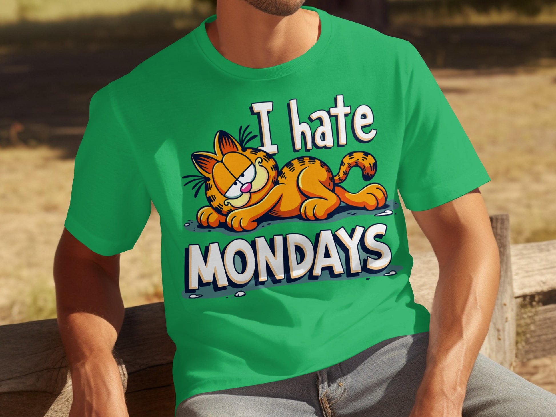 I Hate Mondays Garfield Character T-Shirt
