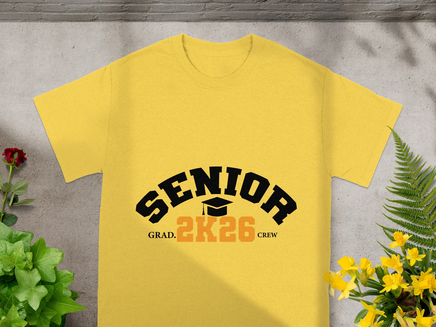 Senior Grad 2K26 Crew T-Shirt for Graduation
