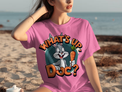 What's Up Doc Cartoon Character Graphic T-Shirt