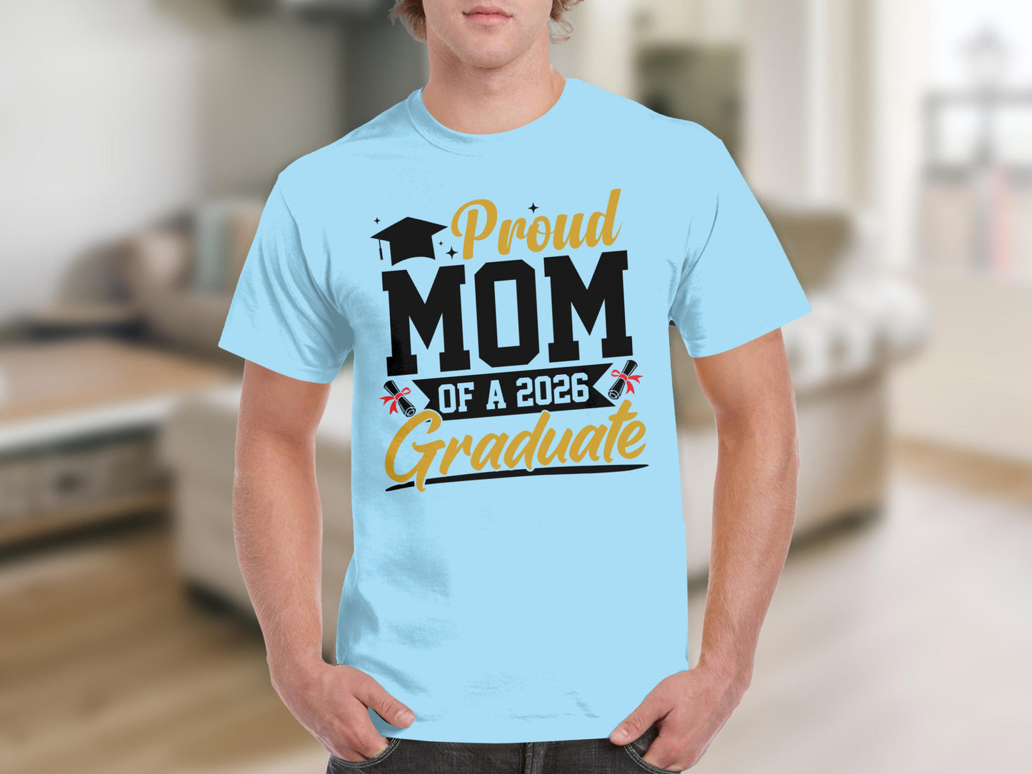 Proud Mom of a 2026 Graduate T-shirt Graduation