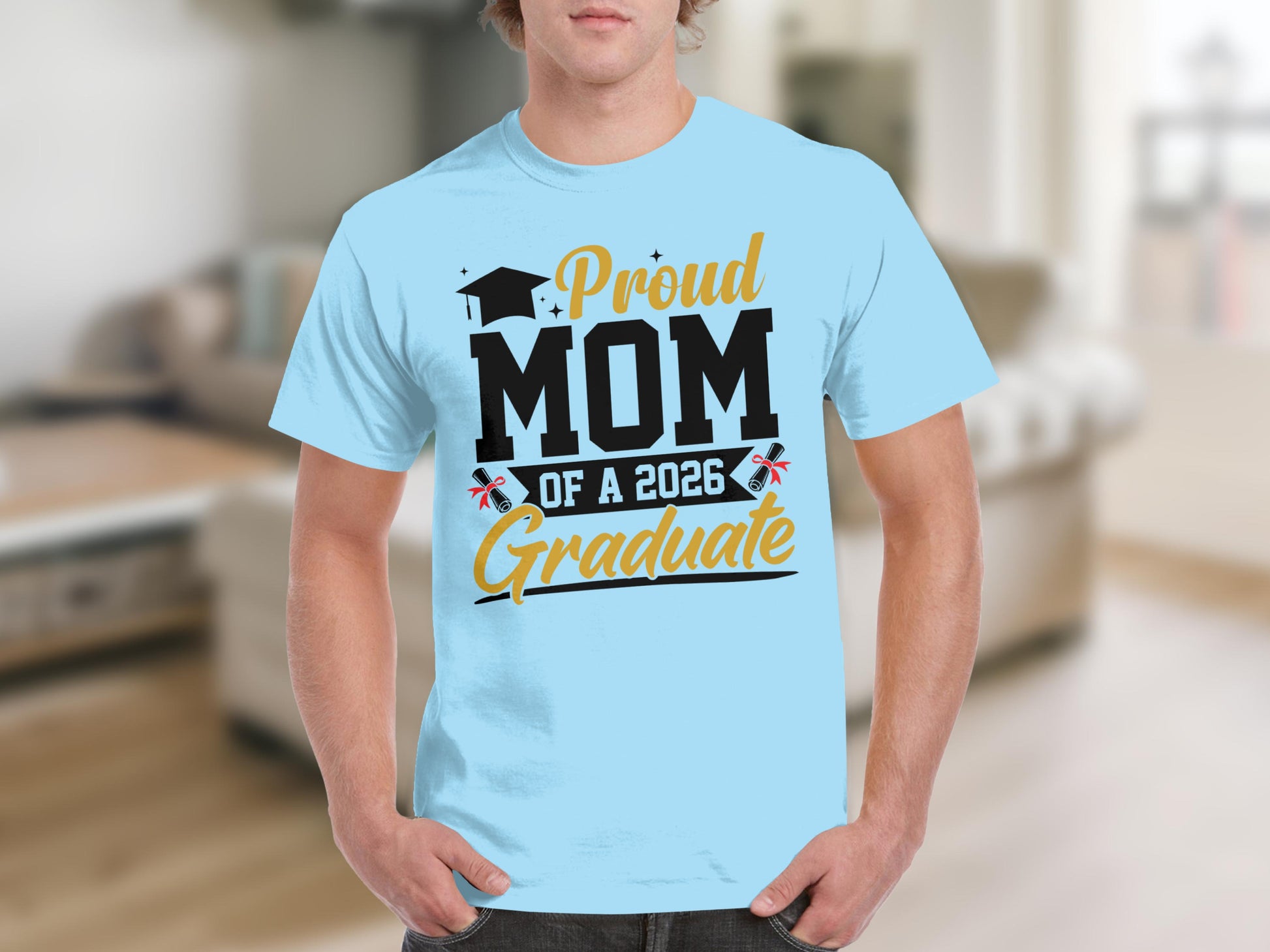 Proud Mom of a 2026 Graduate T-shirt Graduation