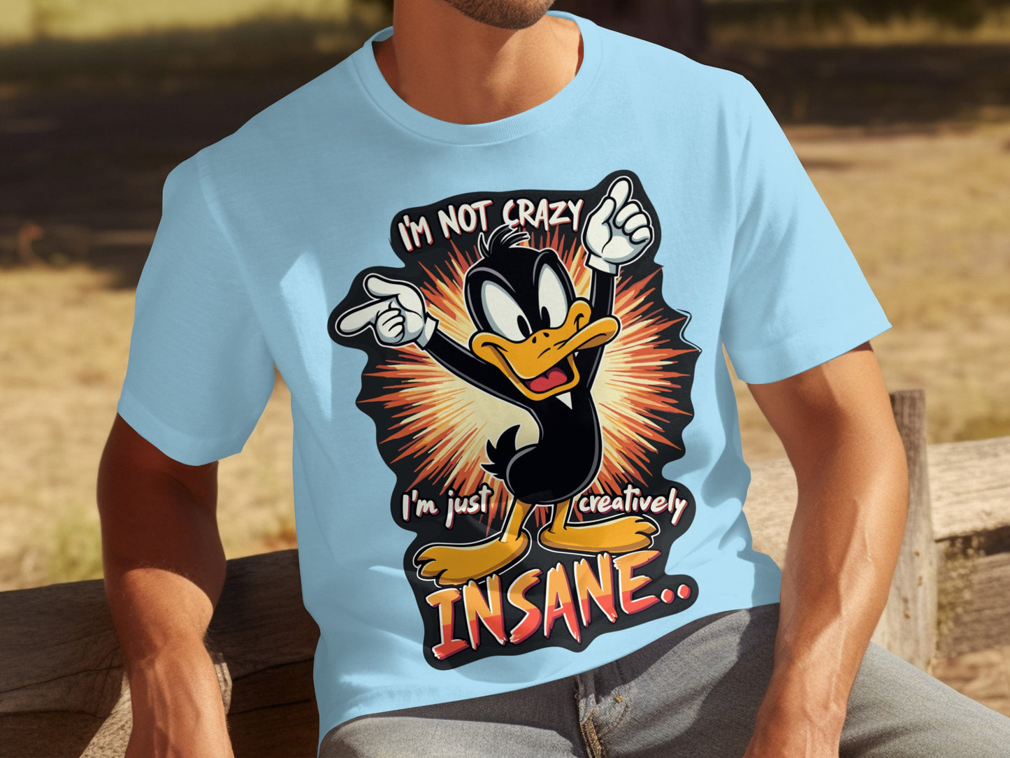 I'm Not Crazy I'm Creatively Insane graphic t-shirt
