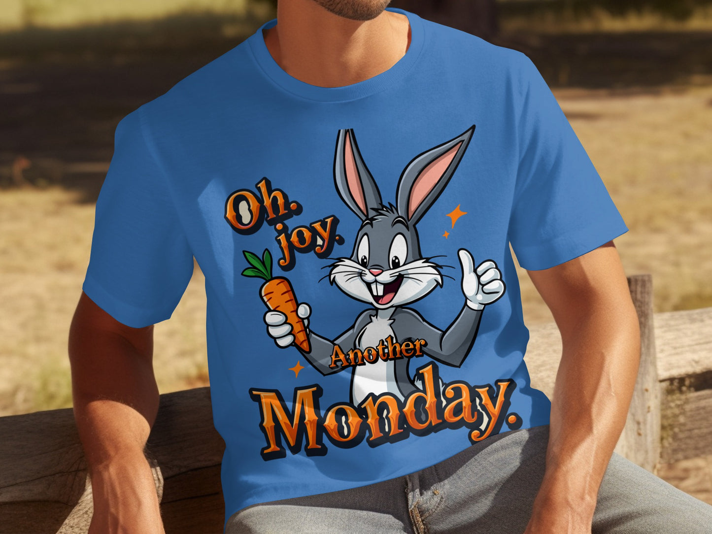 Oh Joy Another Monday Bugs Bunny Cartoon Tee