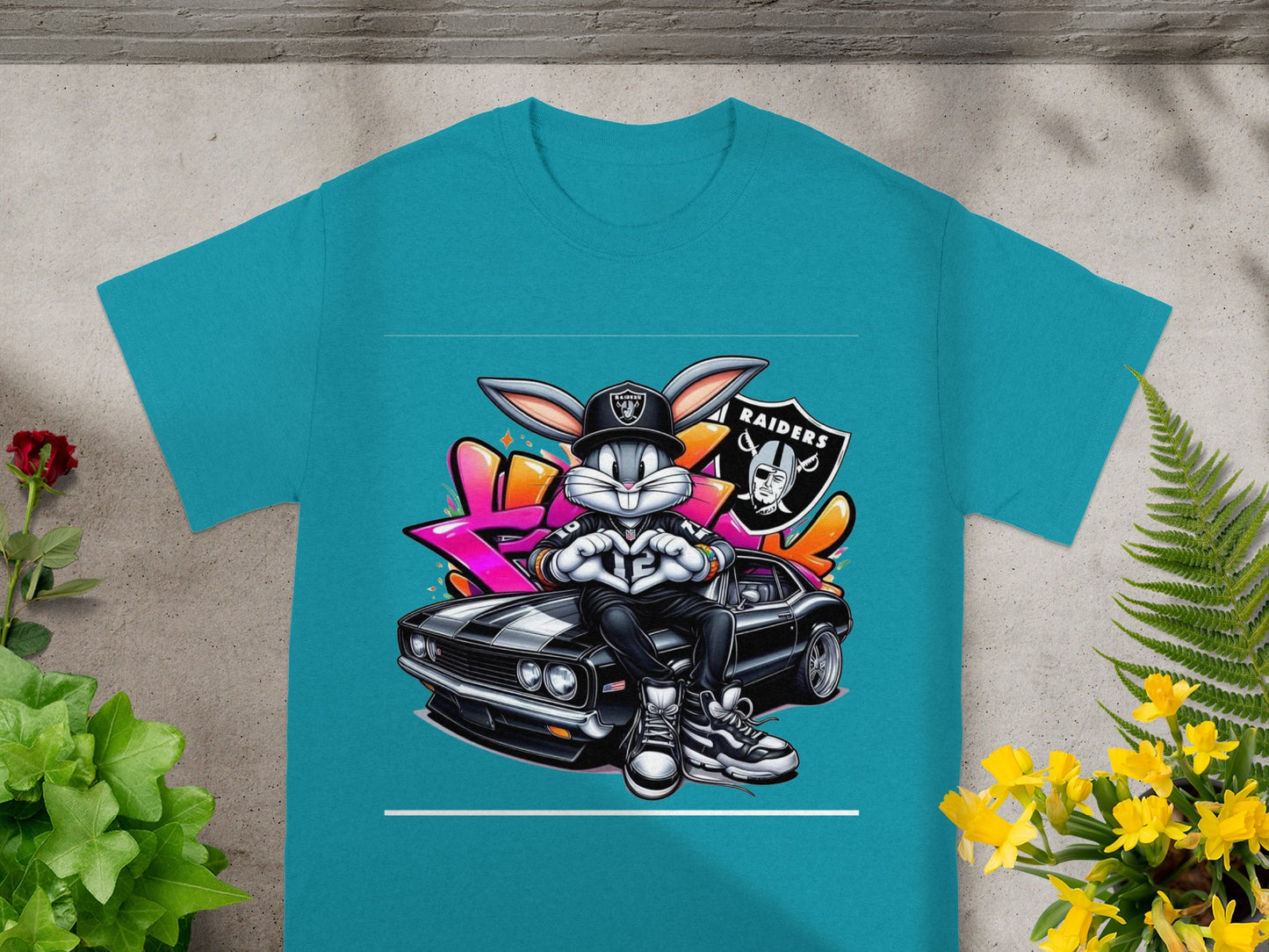 Cool Bugs Bunny Raiders Graphic T-Shirt for Sale