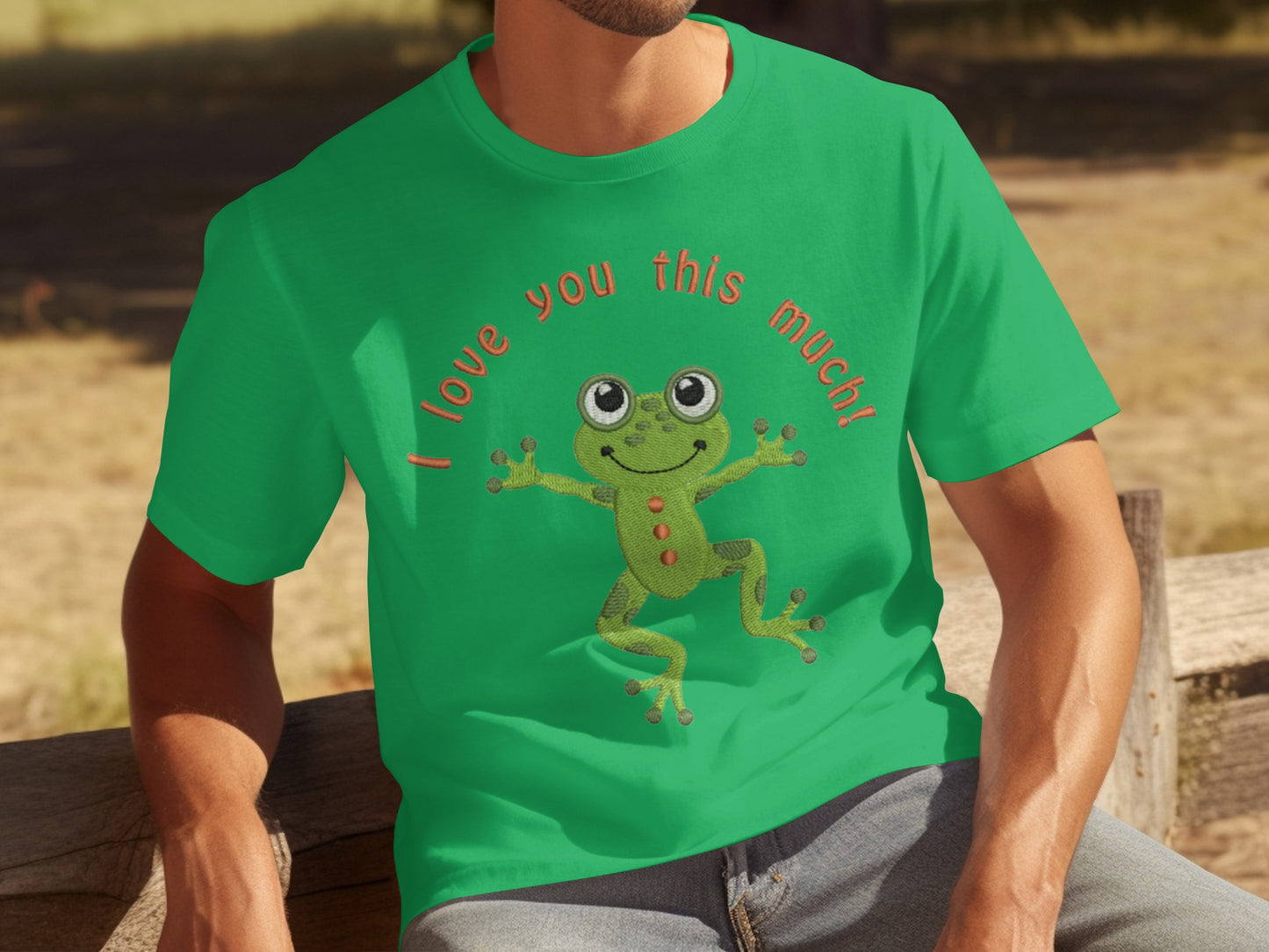I Love You This Much Frog T-shirt