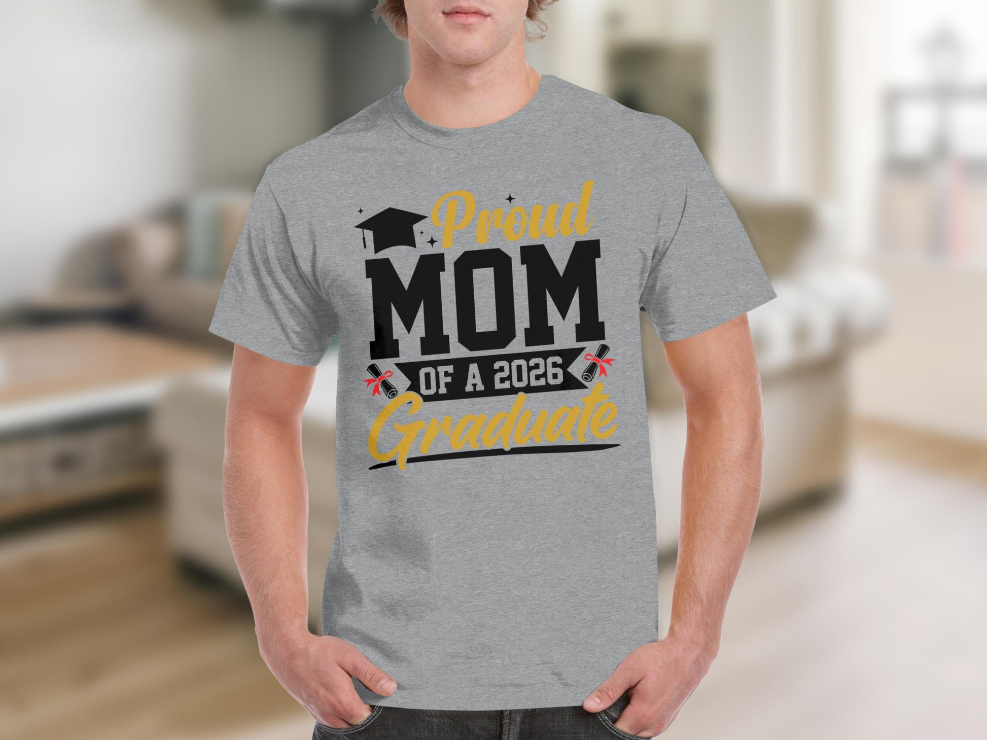Proud Mom of a 2026 Graduate T-Shirt