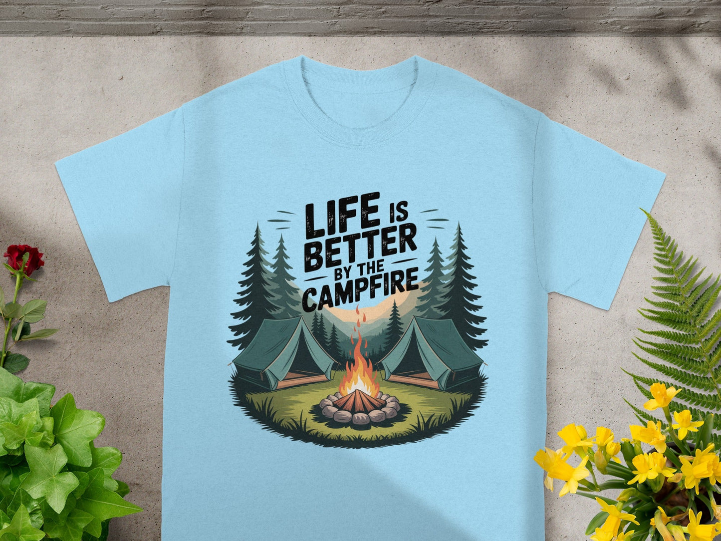 Life is Better By The Campfire Graphic T-Shirt