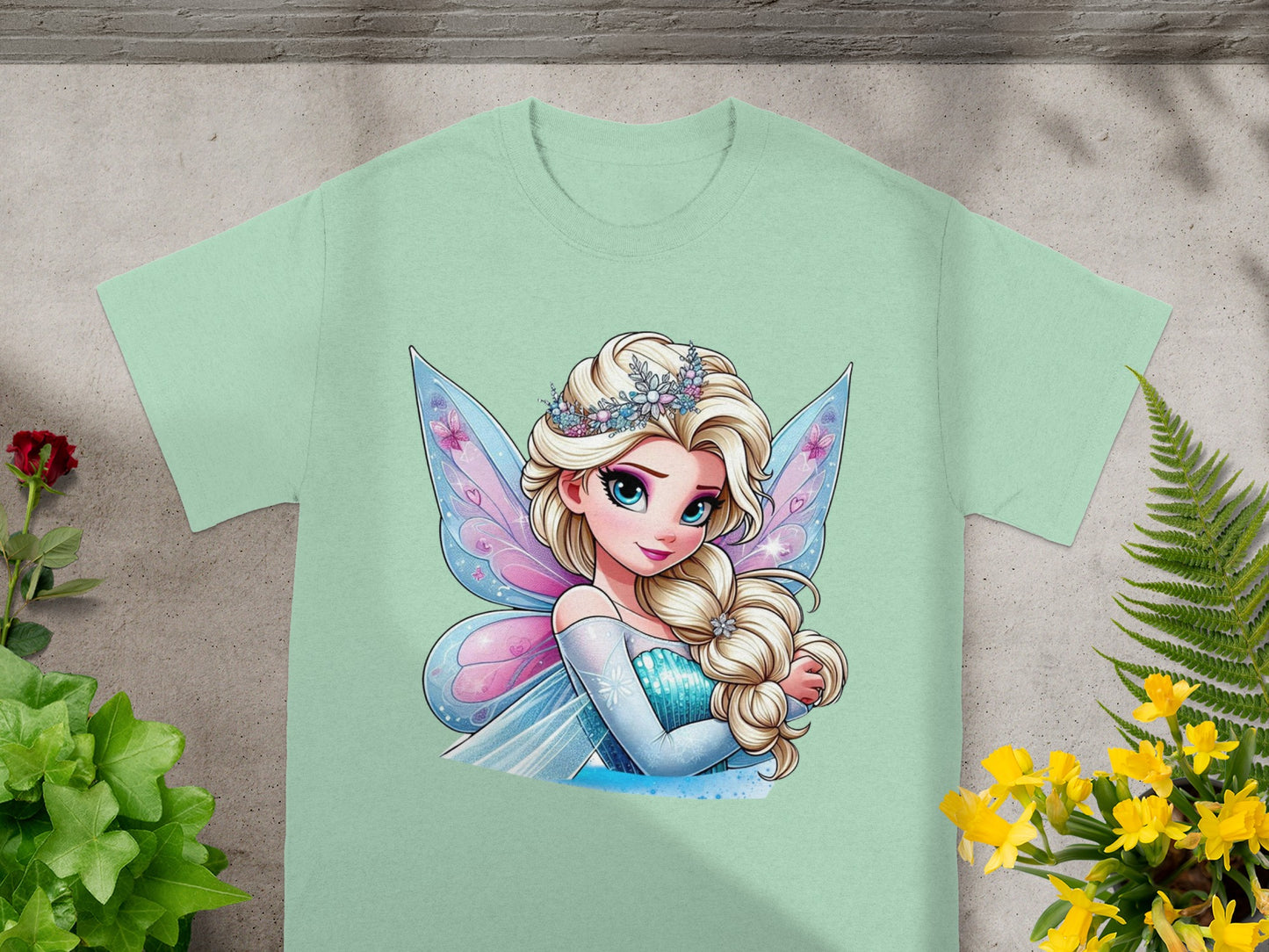 Cute Fairy Princess Ice Queen Character T-shirt