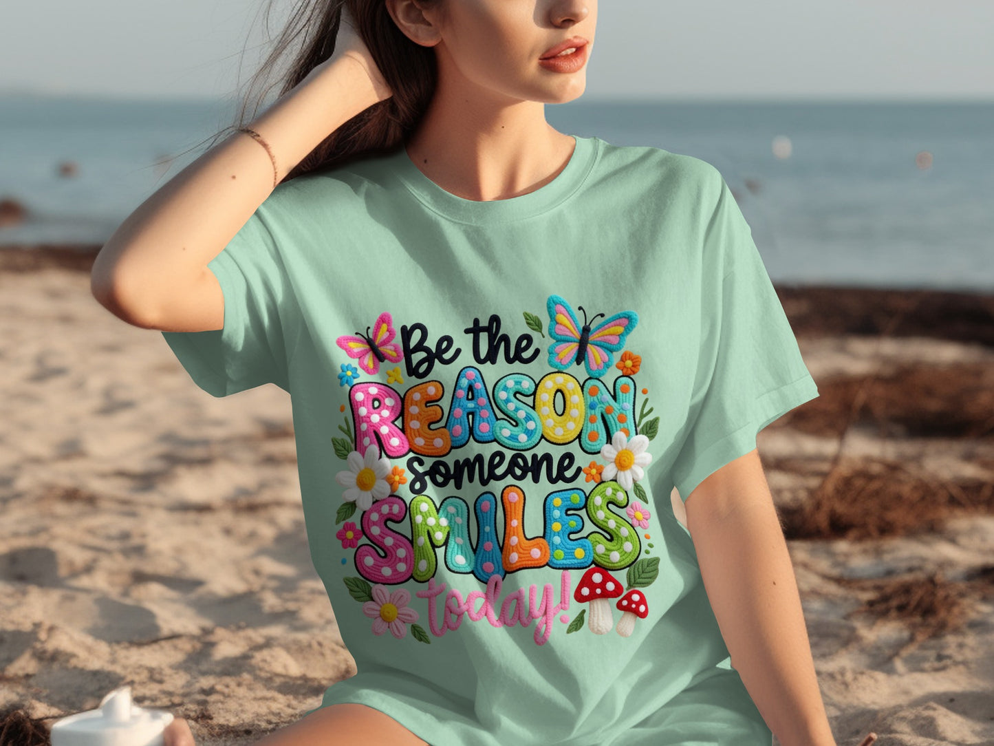 Be the Reason Someone Smiles Today Graphic T-Shirt