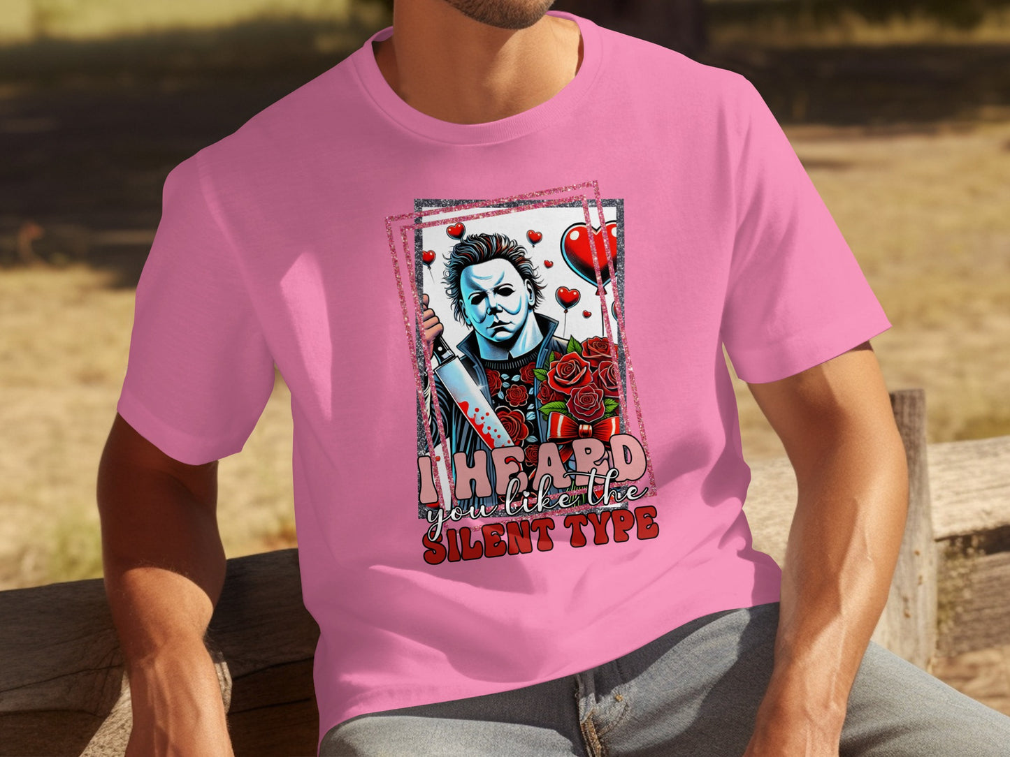 I Heard You Like the Silent Type Tee for Horror Fans