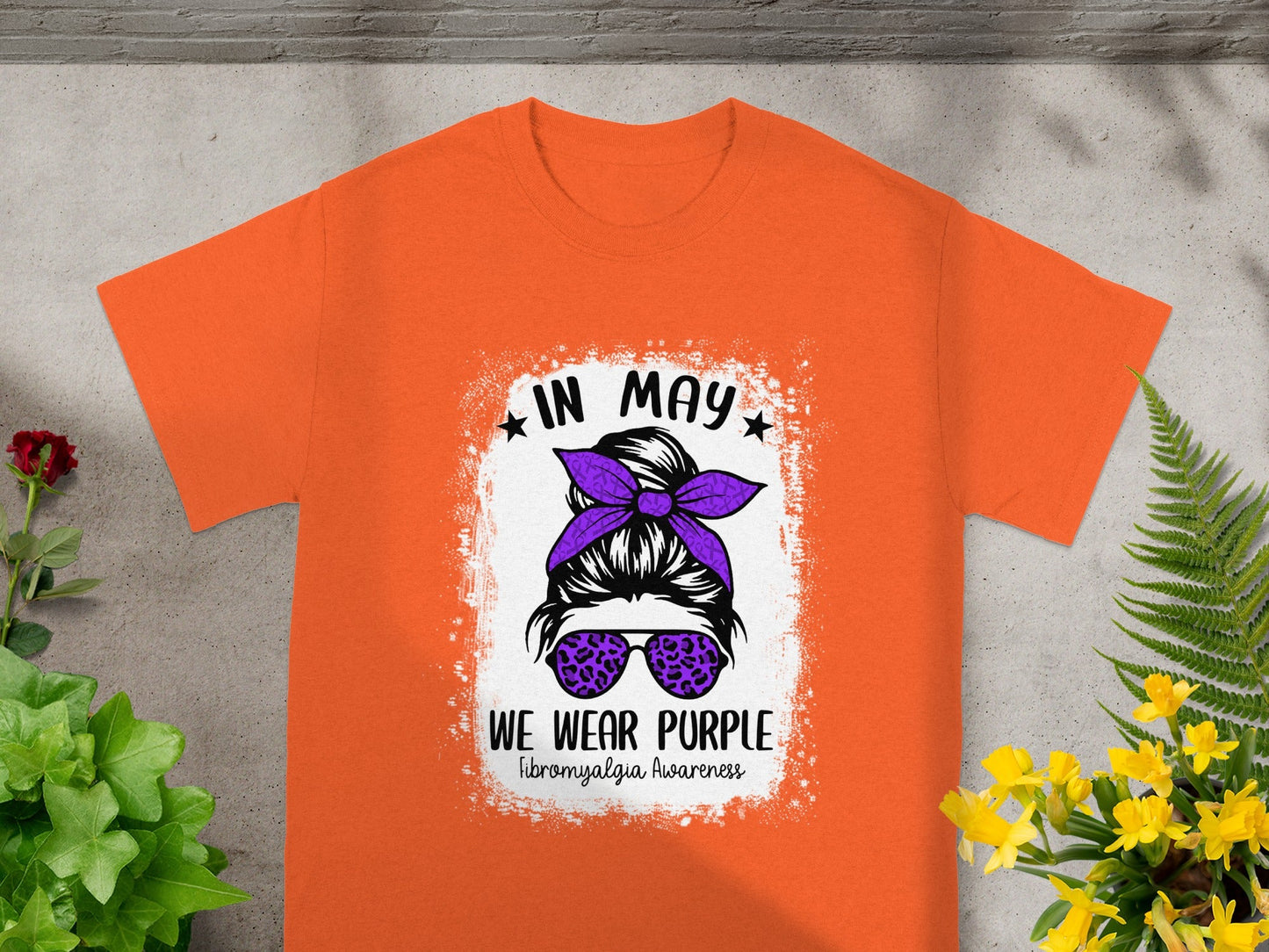 In May We Wear Purple Fibromyalgia Awareness Shirt