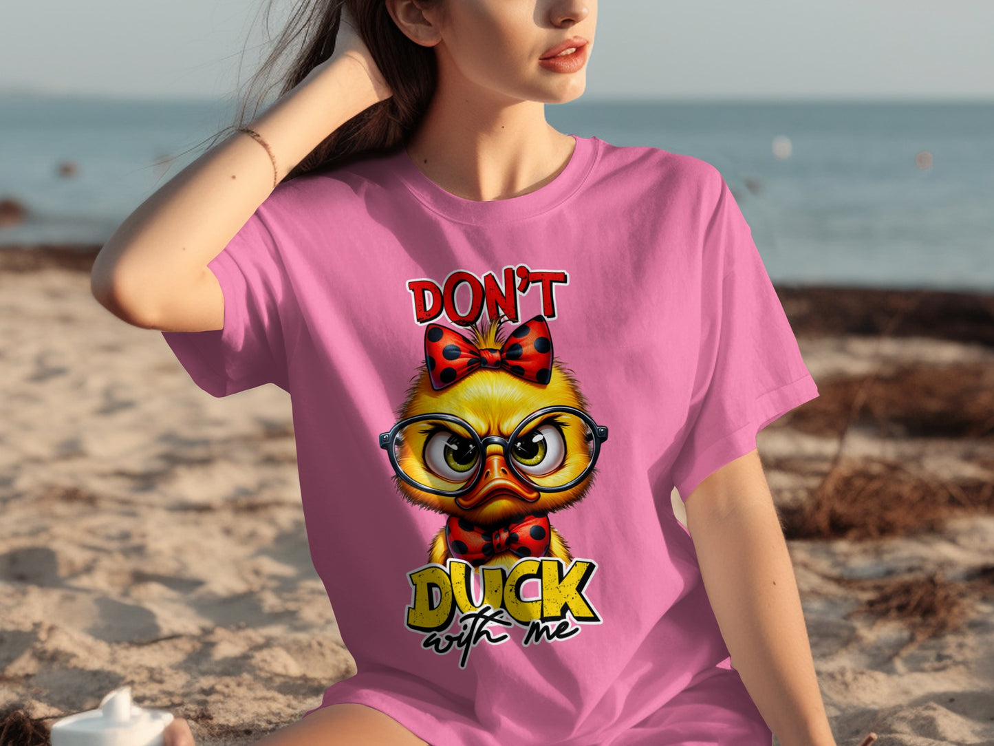 Don't Duck with Me Funny Duck Graphic T-Shirt