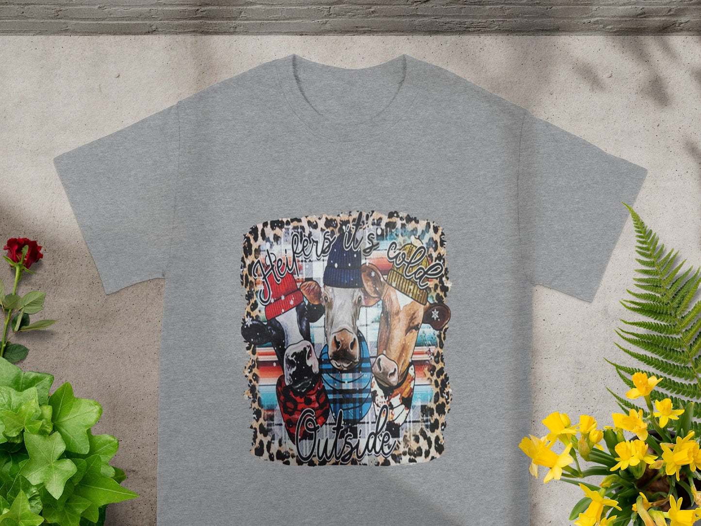 Heifer It's Cold Outside Graphic Short Sleeve Shirt