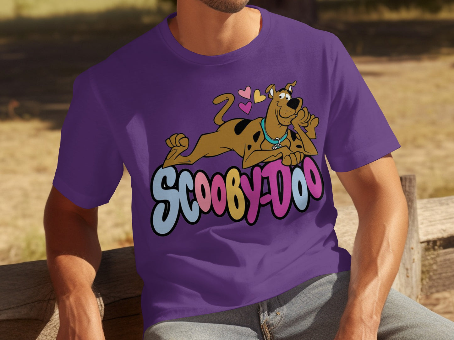 Scooby-Doo Graphic Purple T-Shirt for Fans